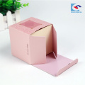 Luxus kundengebundener Druck faltbarer glänzender Pappkunst-Papiermake-up, der Kasten verpackt
